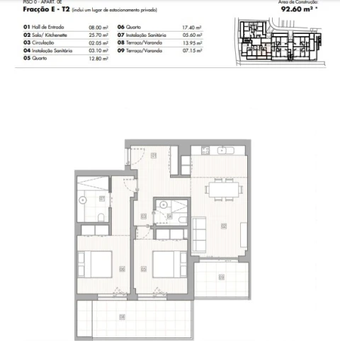 Apartamento T2 para Venda em Lagos (São Sebastião e Santa Maria)