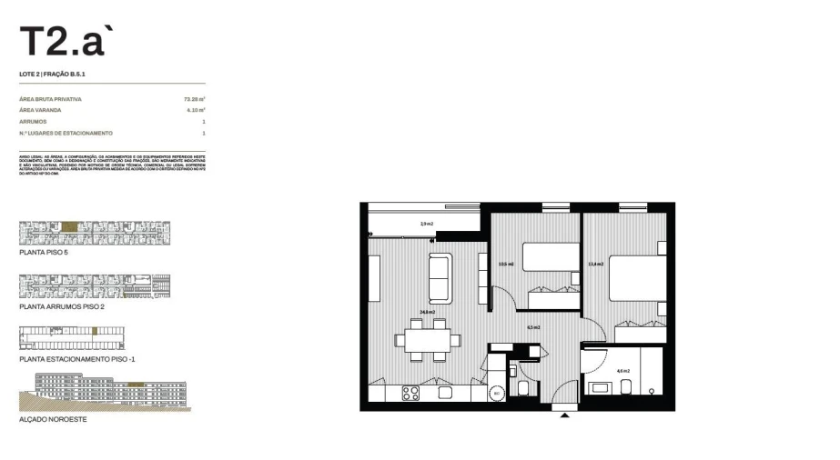 Apartamento T2 para Venda em Rio Tinto Foto 11