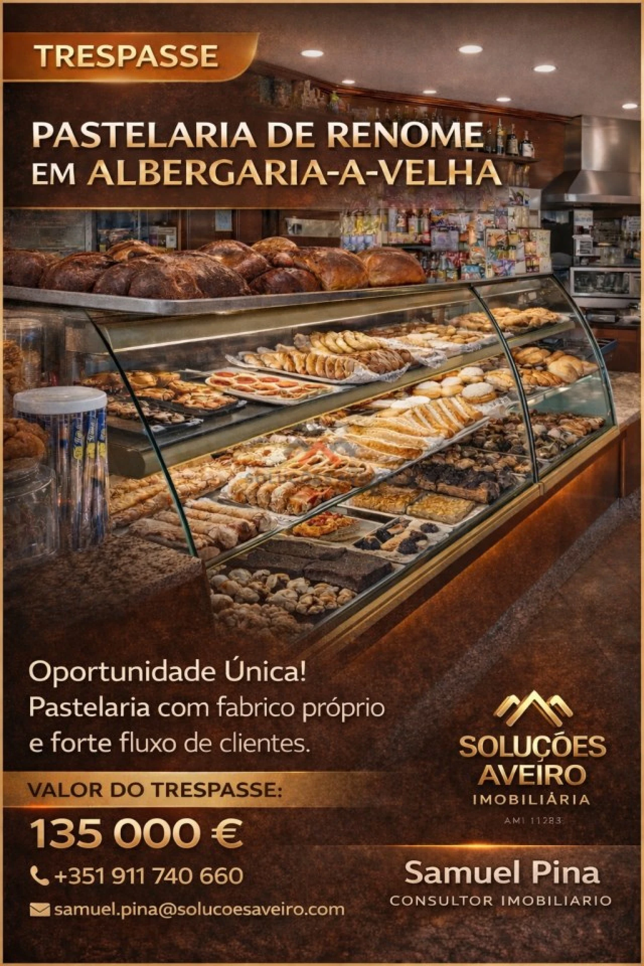 Negócio para Cedência de Quotas em São João de Loure e Frossos Foto 1