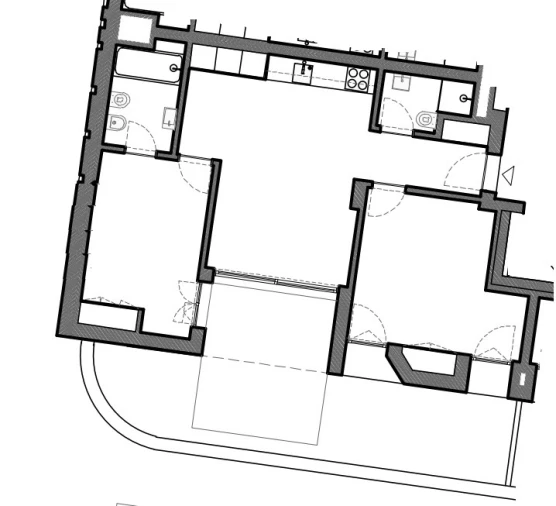 Apartamento T2 para Venda em Conceição e Cabanas de Tavira Planta 1