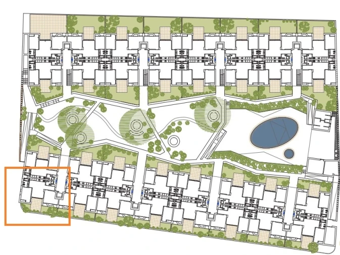 Apartamento T2 para Venda em Conceição e Cabanas de Tavira Planta 2