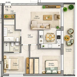 Apartamento T2 para Venda em Leiria, Pousos, Barreira e Cortes