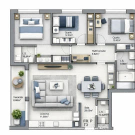 Apartamento T3 para Venda em Leiria, Pousos, Barreira e Cortes