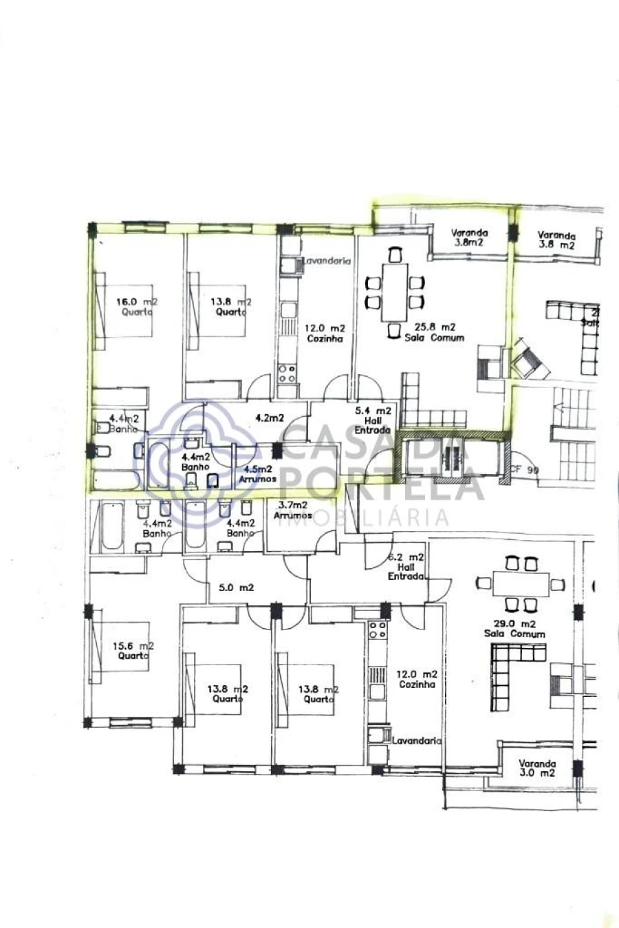 Apartamento T2 para Venda em Cidade da Maia Foto 51
