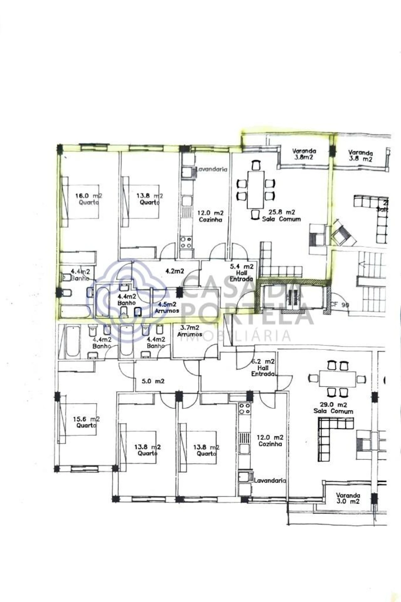 Apartamento T2 para Venda em Cidade da Maia Foto 51