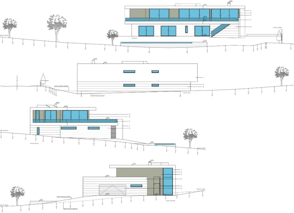 Moradia T4 para Venda em Odiaxere Planta 5