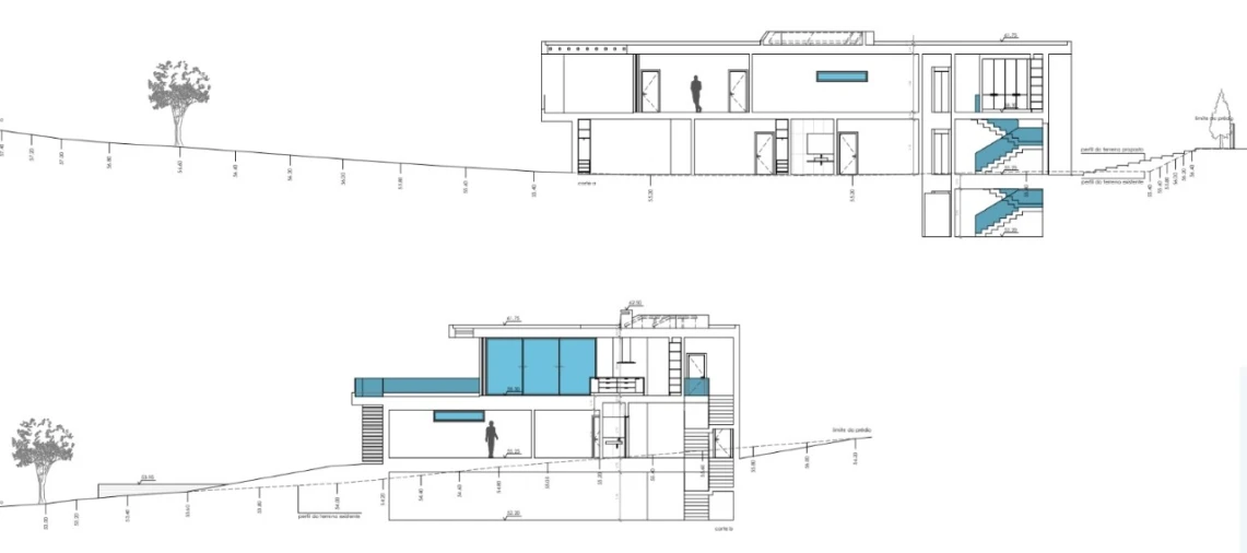 Moradia T4 para Venda em Odiaxere Planta 4