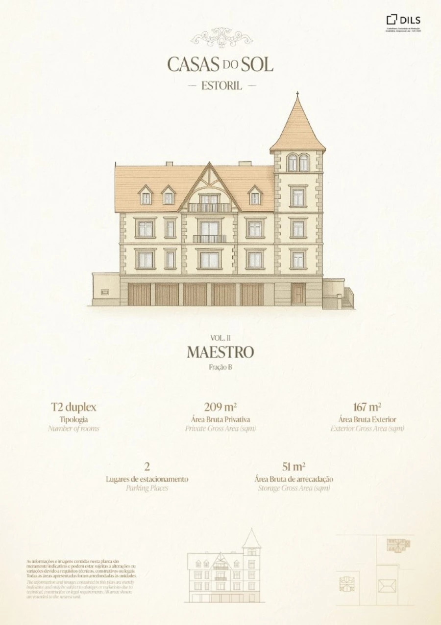 Apartamento T2 para Venda em Cascais e Estoril Planta 1