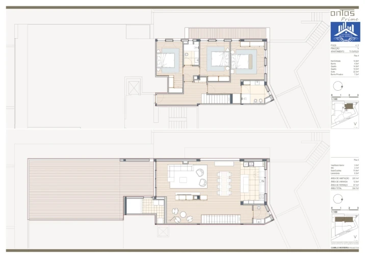 Apartamento T3 para Venda em Campanhã Planta 1