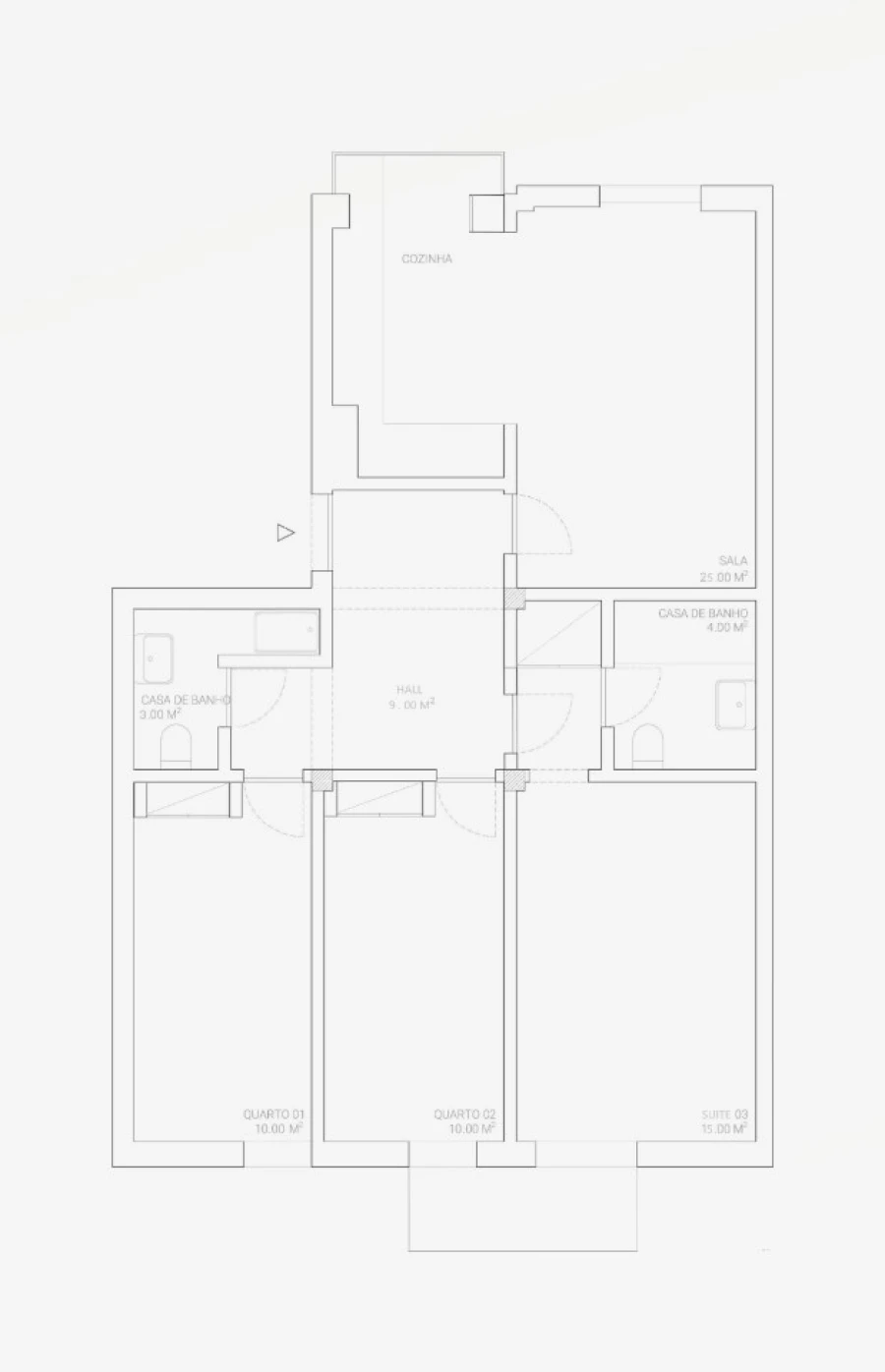 Apartamento T3 para Venda em Sacavém e Prior Velho Planta 1