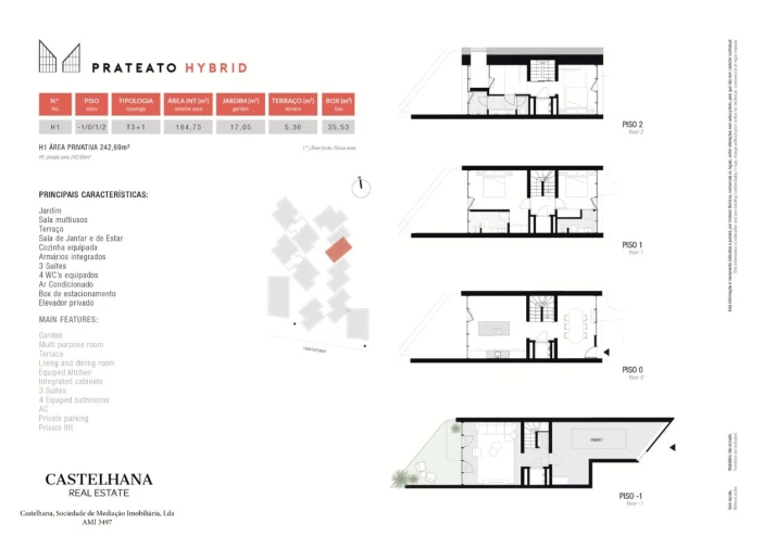 Apartamento T3 para Venda em Marvila Planta 1