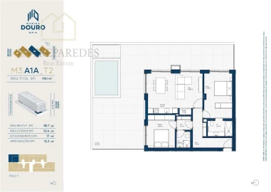 Apartamento T2 para Venda em Santa Marinha e São Pedro da Afurada