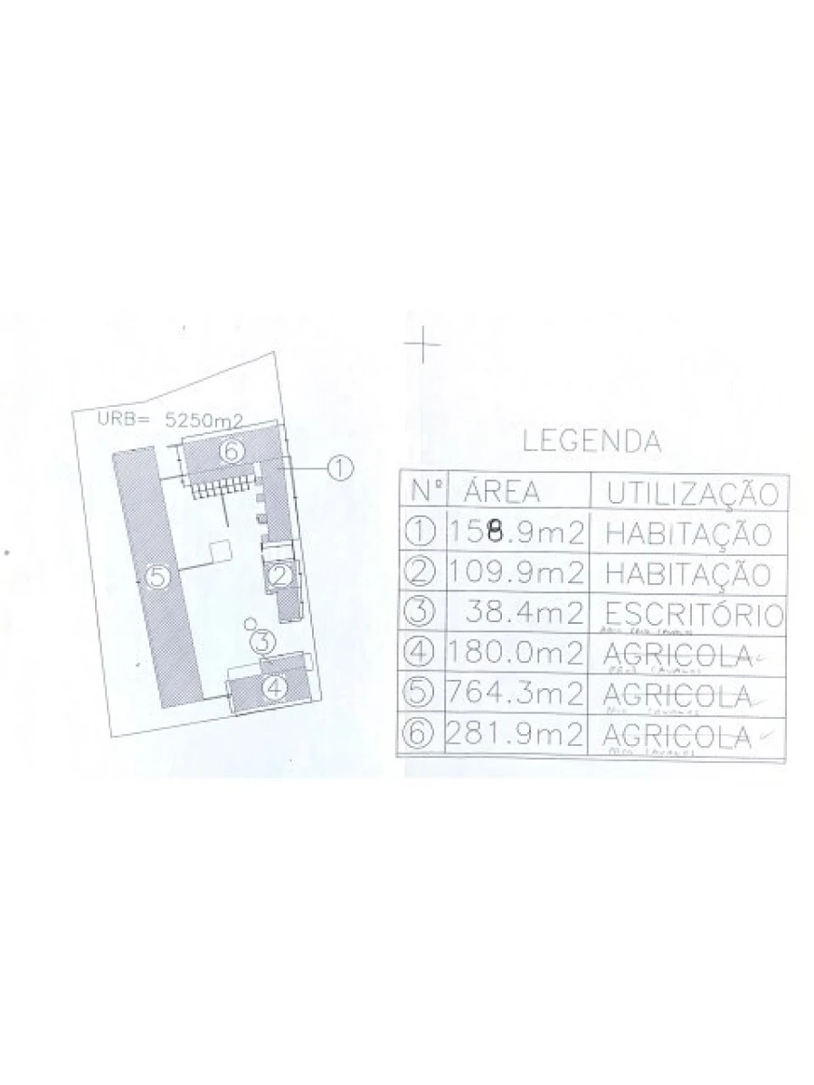 Quinta T12 para Venda em Canha Planta 1