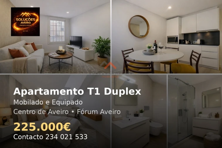 Apartamento T1 para Venda em Glória e Vera Cruz Foto 1