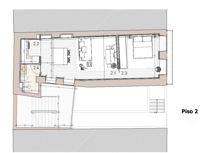 Apartamento T1 para Venda em Bonfim Planta 1