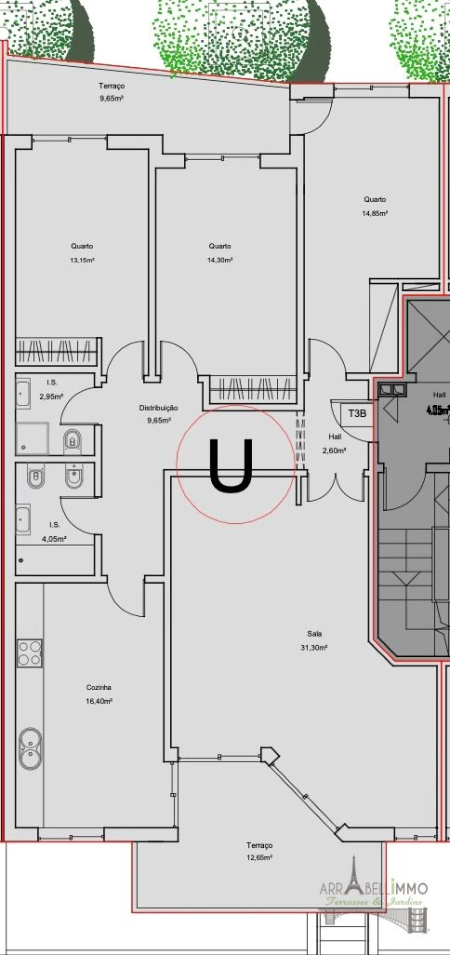 Apartamento T3 para Venda em Quelfes Foto 30