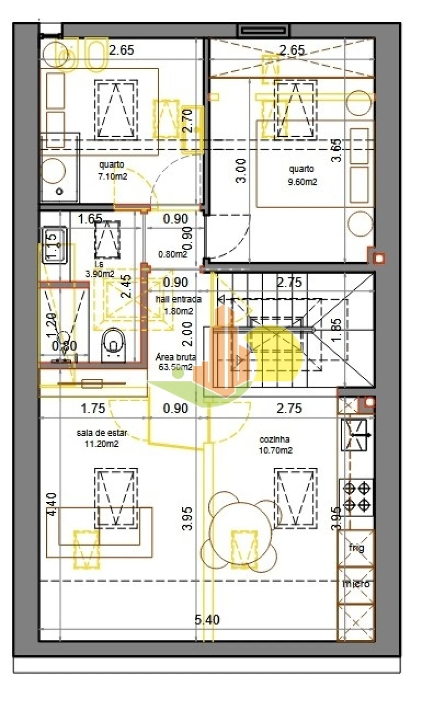 Apartamento T2 para Venda em Buarcos Foto 7