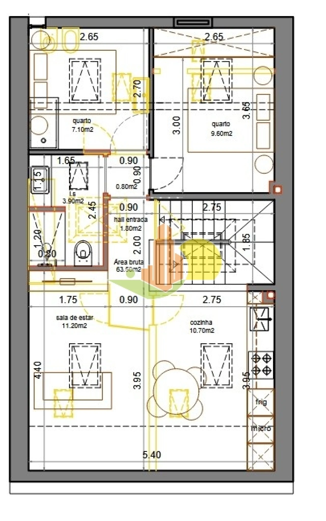 Apartamento T2 para Venda em Buarcos Foto 7