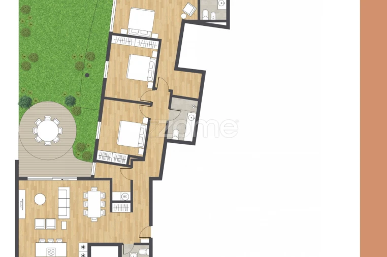 Apartamento T3 para Venda em Bonfim Planta 1