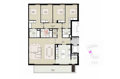 Apartamento T4 para Venda em Lordelo do Ouro e Massarelos