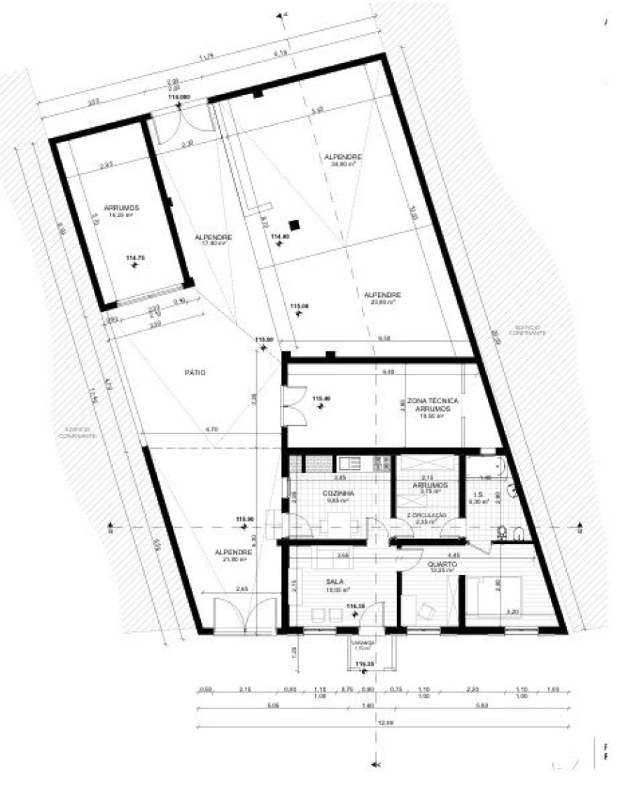 Moradia T2 para Venda em Pombal Planta 1