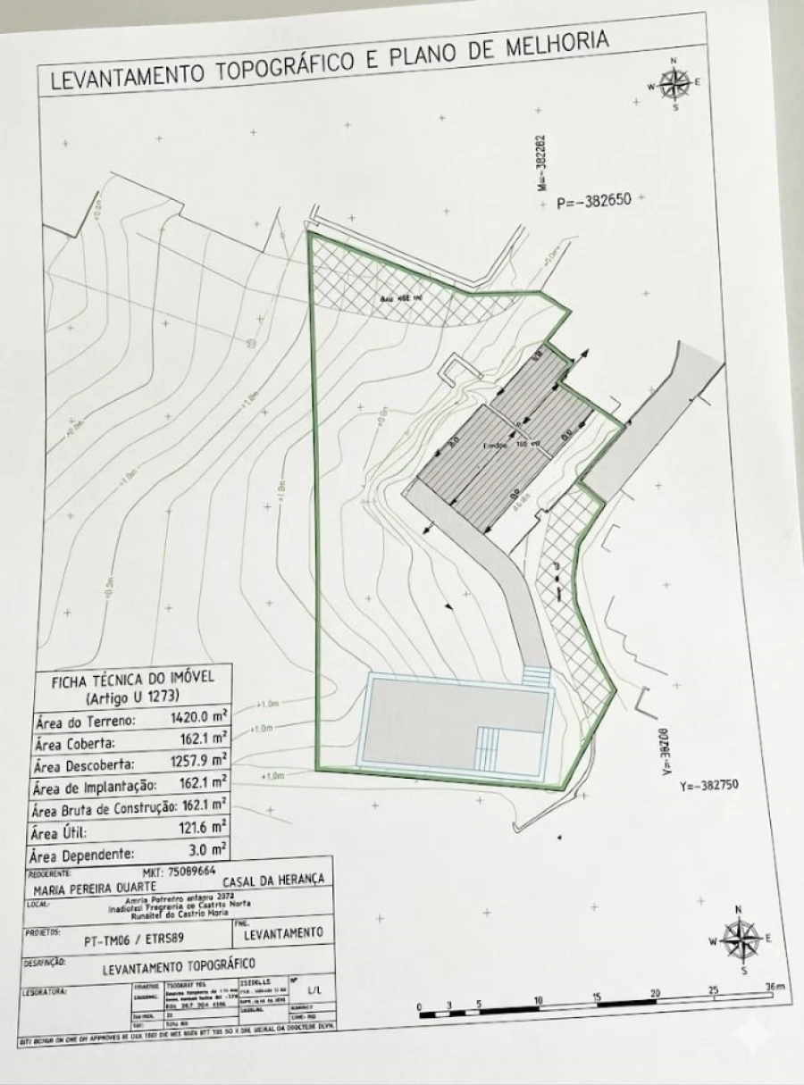Quinta T4 para Venda em Castro Marim Planta 1