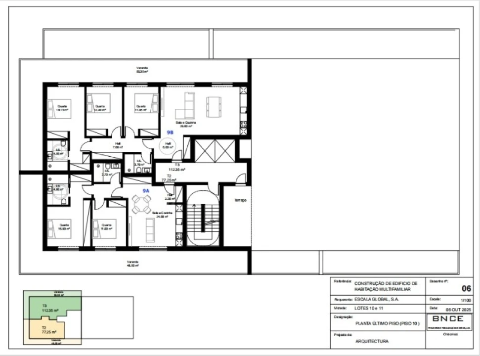 Apartamento T1 para Venda em Portimão Planta 5