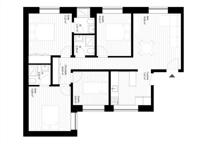 Apartamento T4 para Venda em Areeiro Foto 28