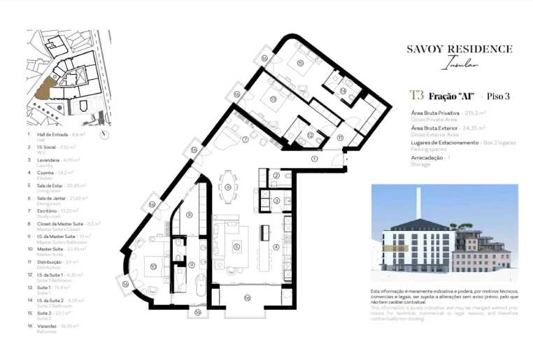 Apartamento T3 para Venda em Funchal (Se) Planta 1