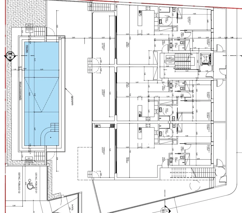 Apartamento T2 para Venda em Quarteira Planta 2