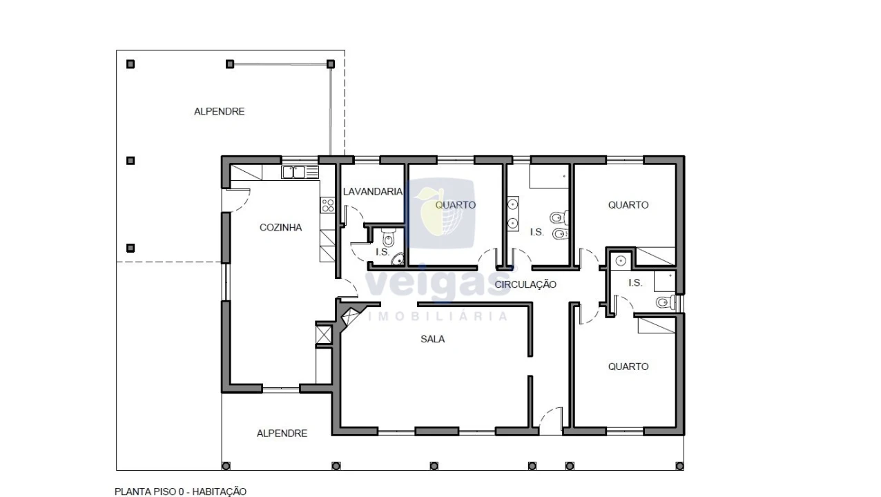Moradia T3 para Venda em Vidais Foto 33