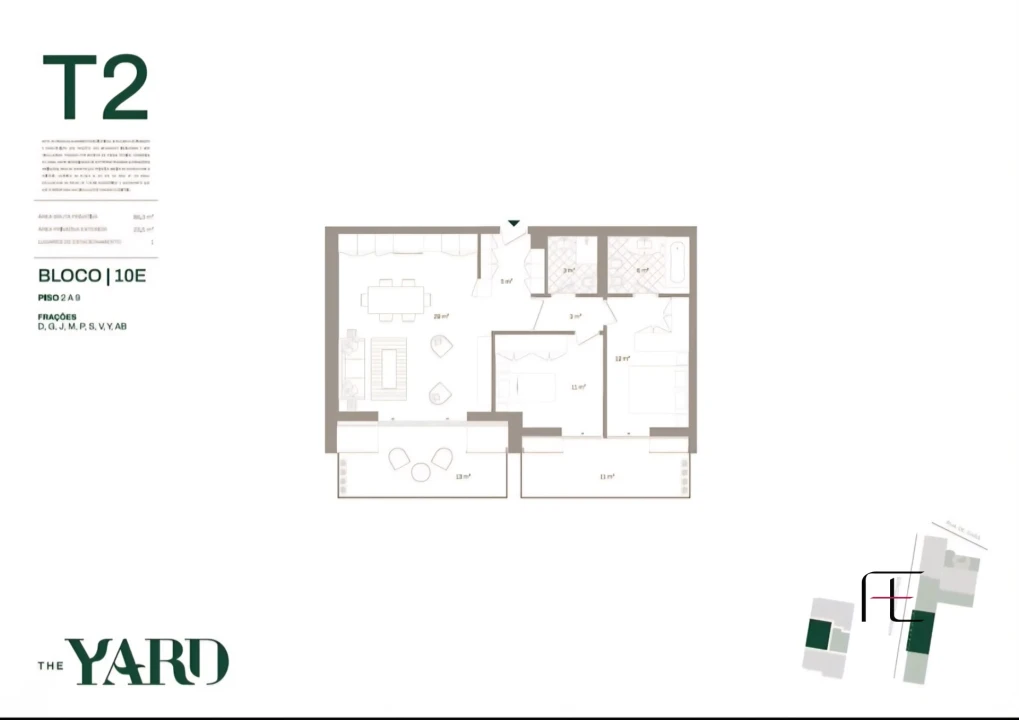 Apartamento T2 para Venda em Santa Marinha e São Pedro da Afurada Foto 20