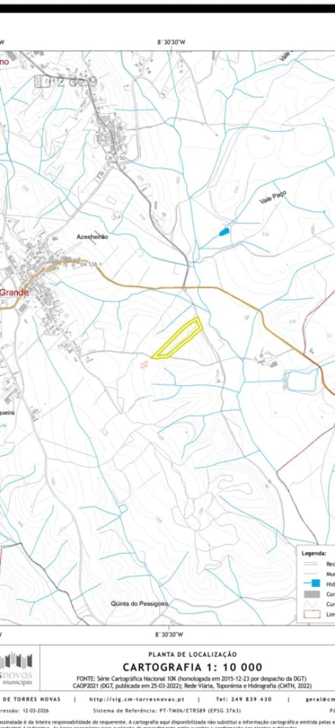 Terreno Agricola ou Rústico para Venda em Assentiz