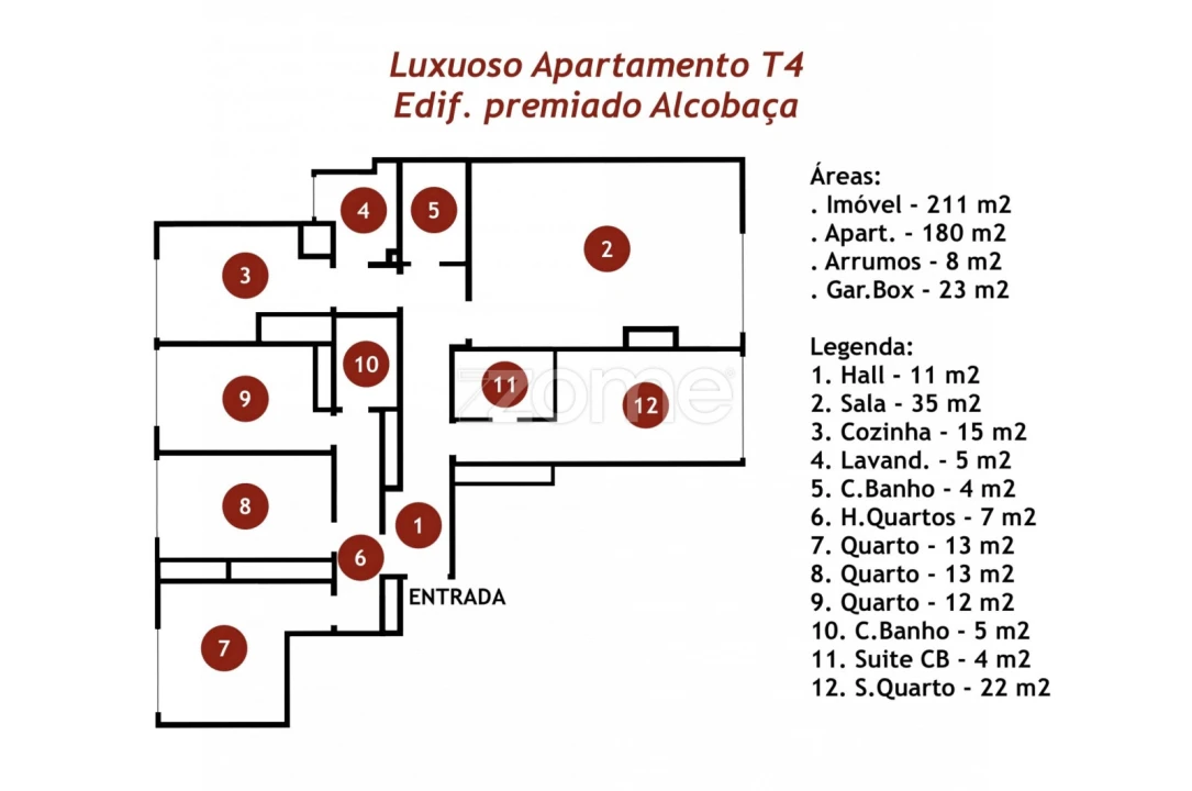 Apartamento T4 para Venda em Alcobaça e Vestiaria Foto 28