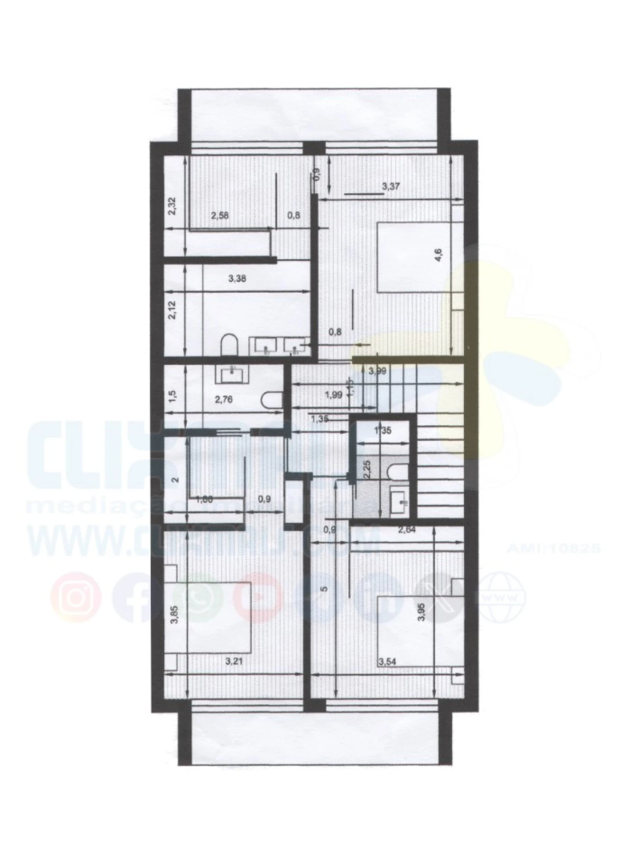 Moradia T3 para Venda em Nogueira, Fraião e Lamaçães Planta 2