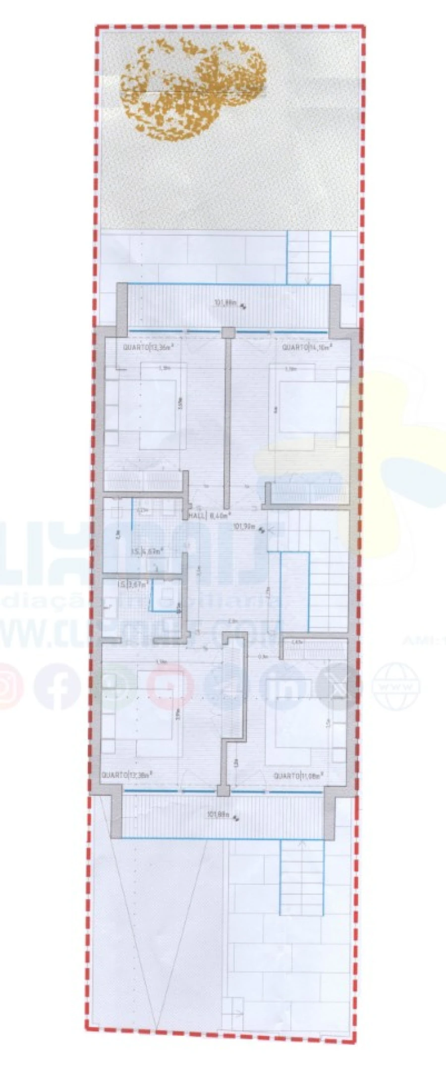 Moradia T3 para Venda em Nogueira, Fraião e Lamaçães Planta 4