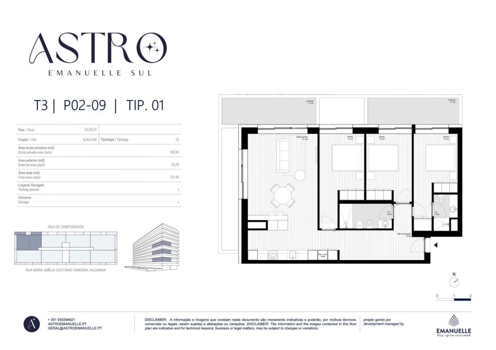 Apartamento T3 para Venda em Matosinhos e Leça da Palmeira Foto 10