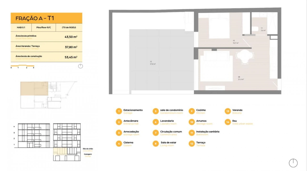 Apartamento T1 para Venda em Matosinhos e Leça da Palmeira Foto 16