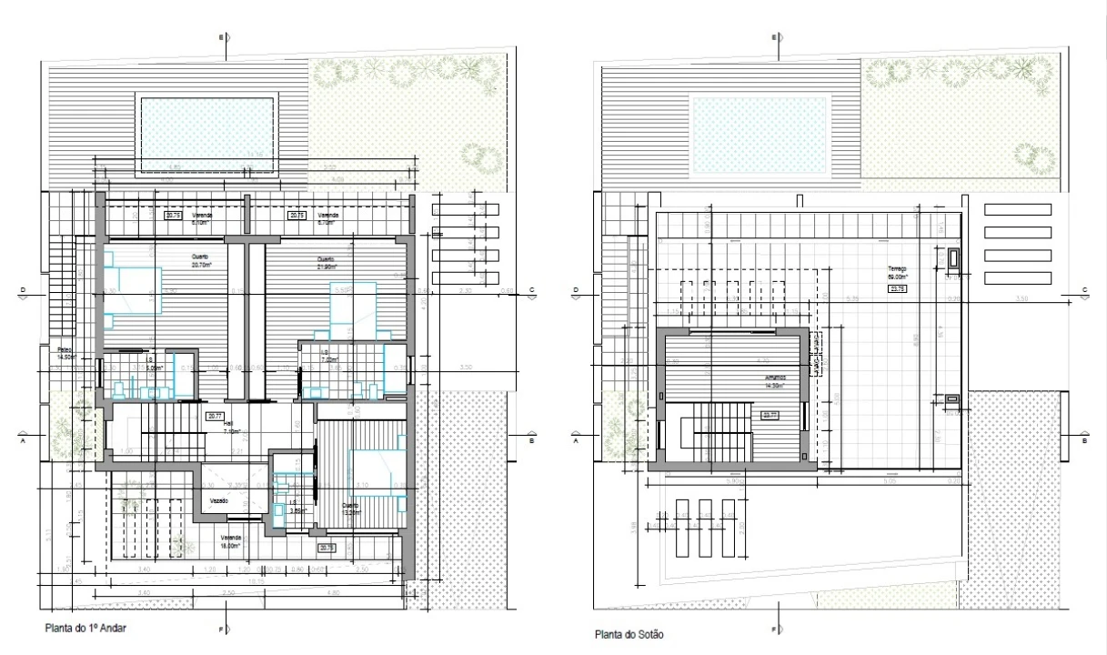 Moradia T4 para Venda em São Francisco Planta 2
