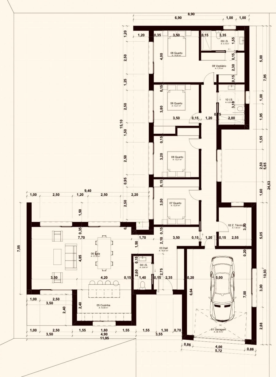 Moradia T4 para Venda em Viseu Foto 13