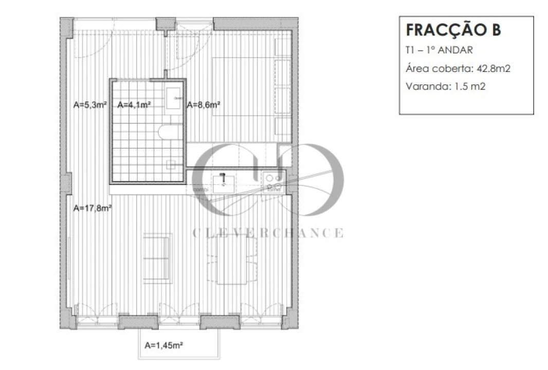 Apartamento T1 para Venda em Bonfim Foto 5