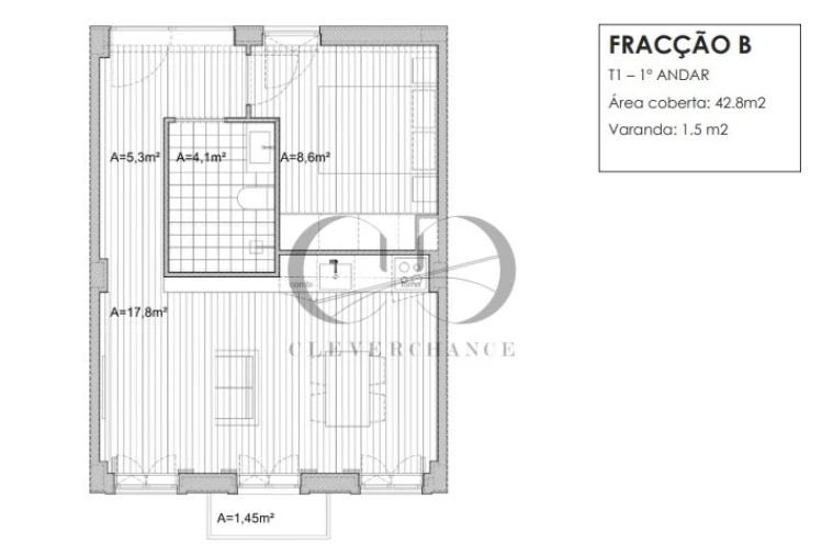 Apartamento T1 para Venda em Bonfim Foto 5