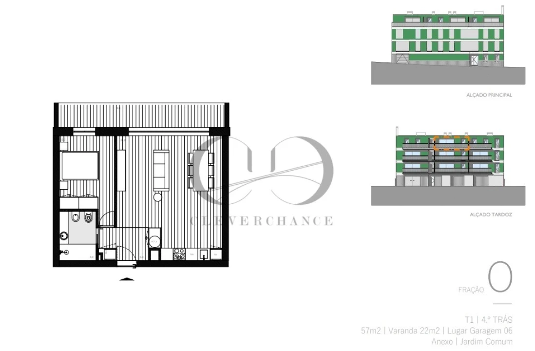 Apartamento T1 para Venda em Bonfim Foto 4