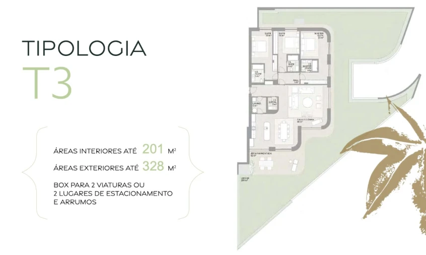 Apartamento T3 para Venda em Aldoar, Foz do Douro e Nevogilde Planta 1