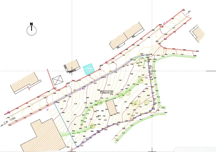 Terreno para Venda em Gamil e Midões Planta 1