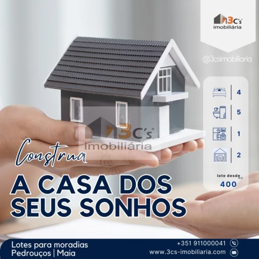 Terreno para Venda em Pedrouços