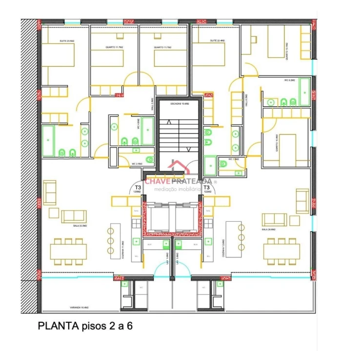 Apartamento T3 para Venda em Ferreiros e Gondizalves Foto 16