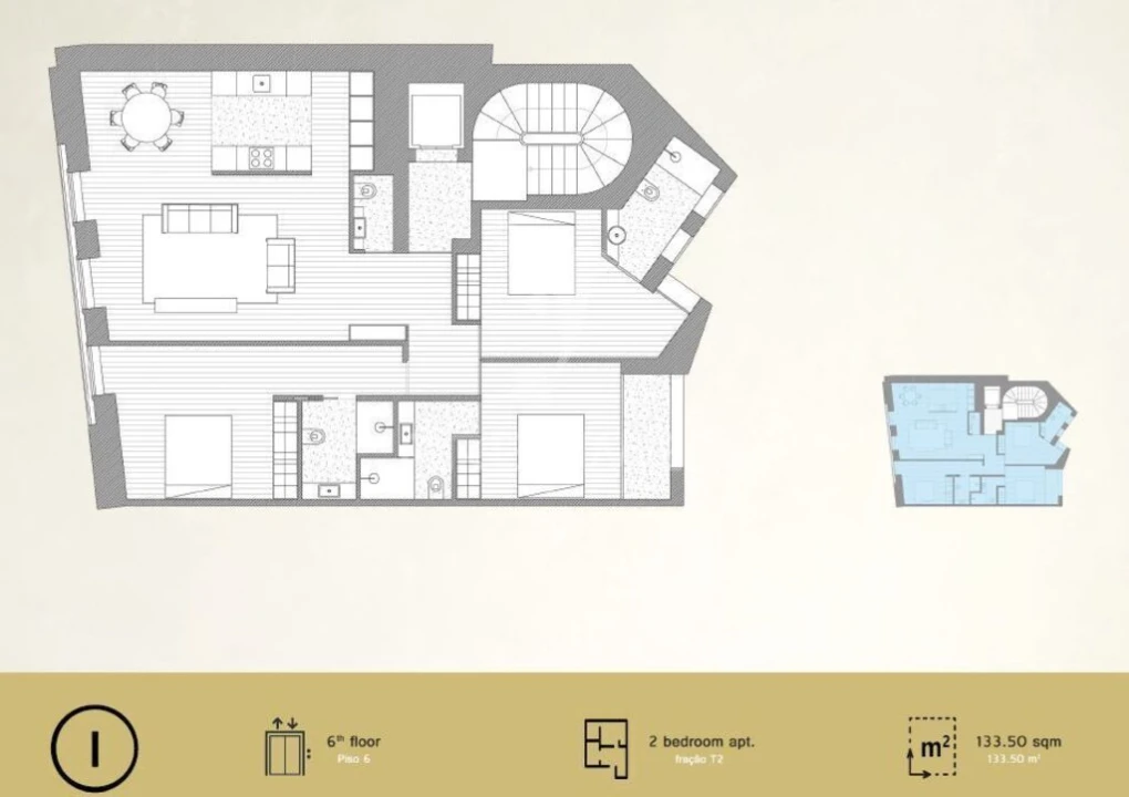 Apartamento T3 para Venda em Cedofeita, Santo Ildefonso, Sé, Miragaia, São Nicolau e Vitória Foto 14