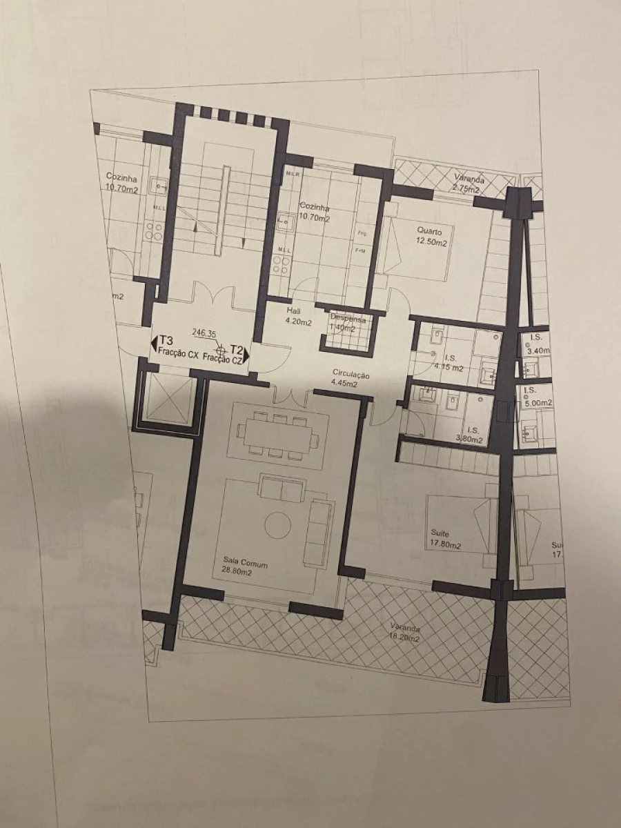 Apartamento T2 para Venda em Malveira e São Miguel de Alcainça Planta 1