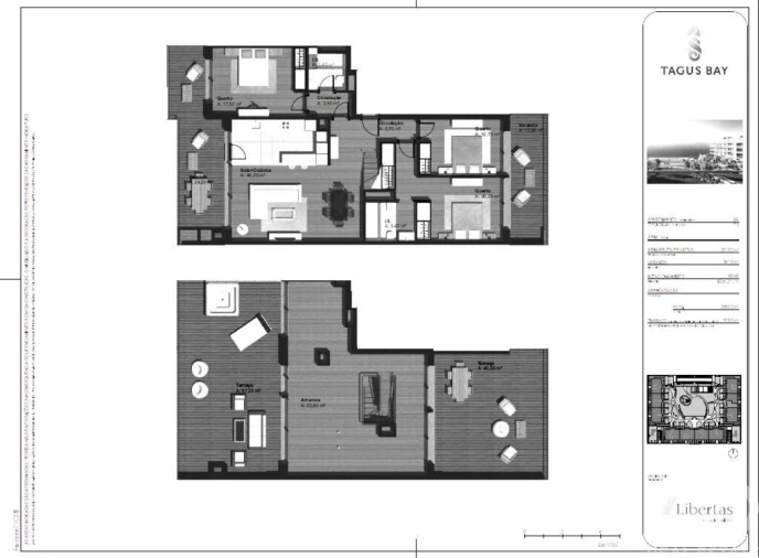Apartamento T3 para Venda em Alcochete Foto 35